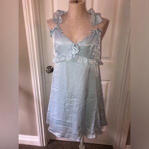 3/$20 Wild Fable Light Blue Dress with Ruffles